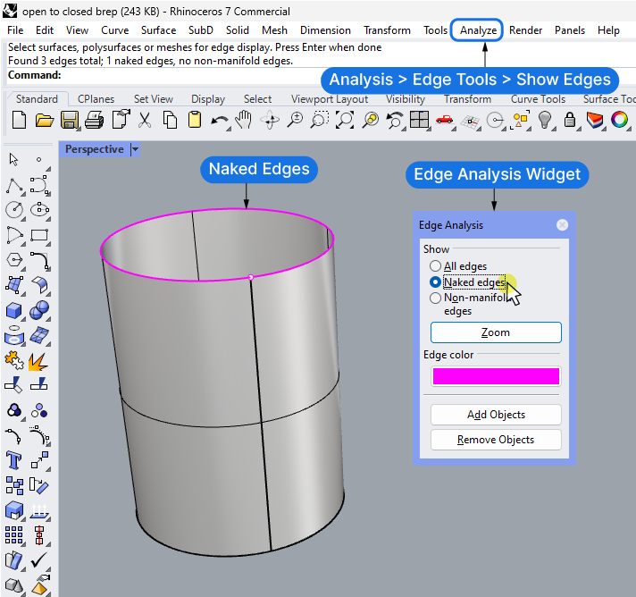 Open Brep to Closed Brep in Grasshopper Essential Techniques