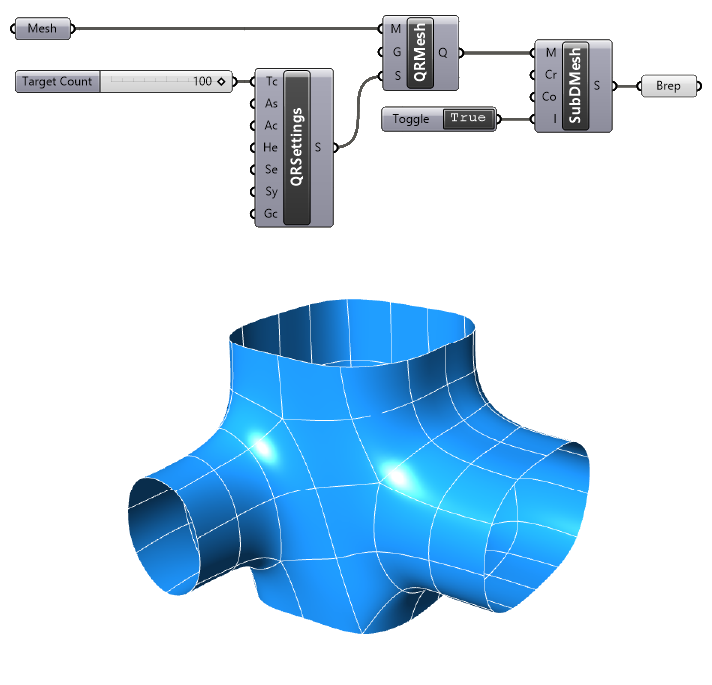 Mesh to Polysurface Method 2 Step 5