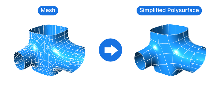 Mesh to Polysurface in Grasshopper Method 2