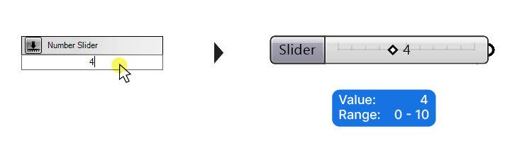 advanced number slider creation