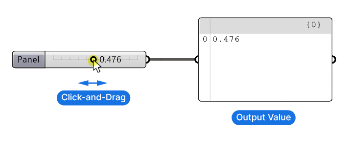 Changing the Number Slider value by sliding