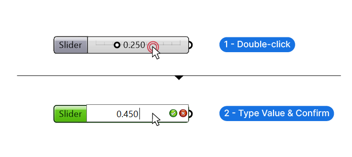 Changing the Number Slider value by typing