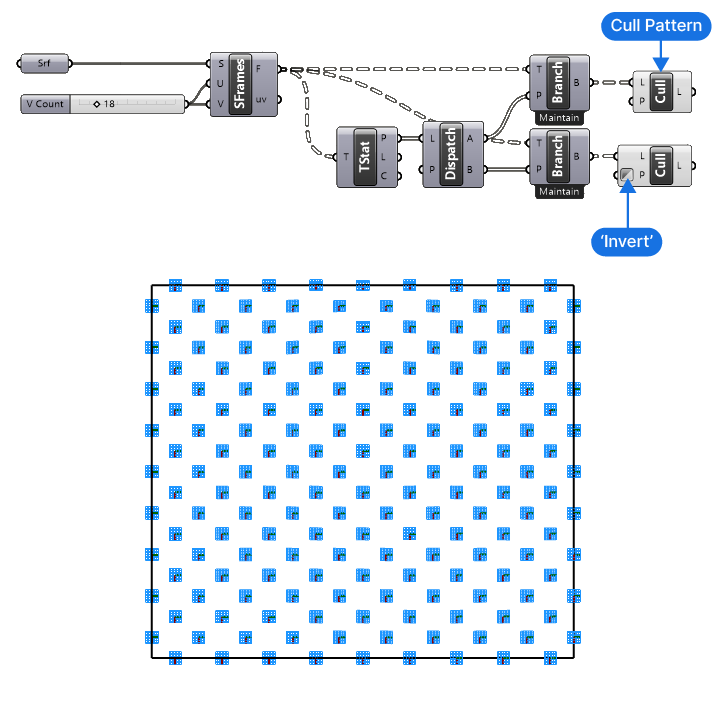 Perforated Surface in Grasshopper - Tutorial Step 4