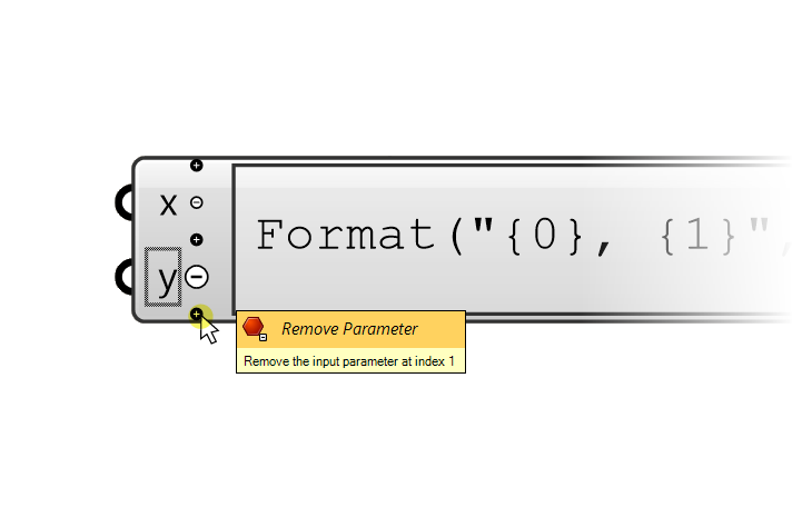 Removing Inputs from the Expression Editor