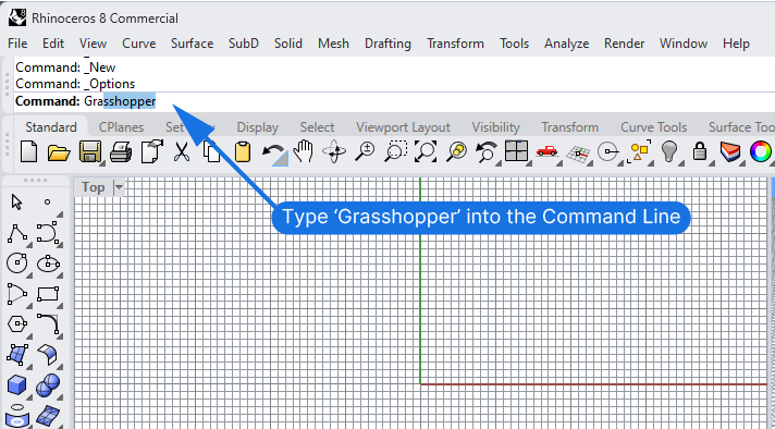 How to Open Grasshopper in Rhino with command line