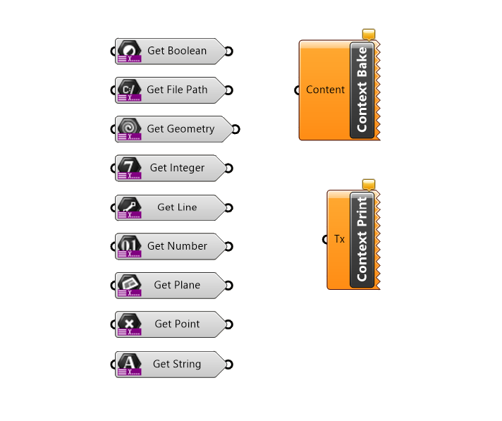 Contextual Components in Grasshopper