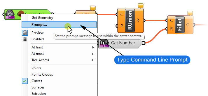 Customizing the command prompt of Grasshoppe Player scripts