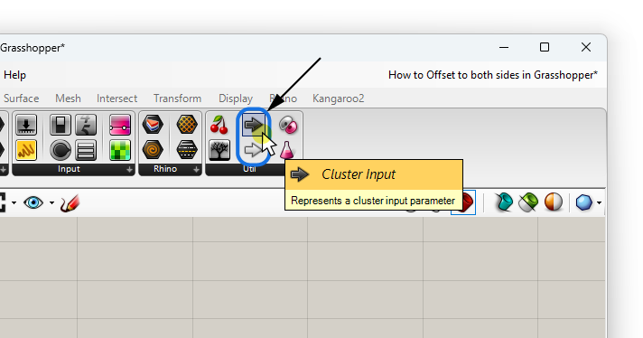 Finding the Cluster input and Output components