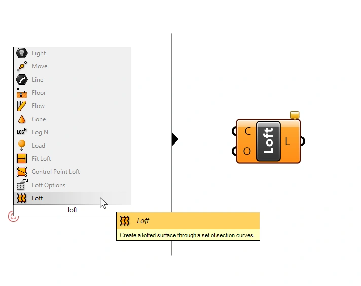 Adding the Loft Component with the Quick Search