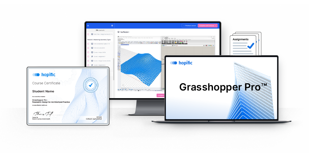 Grasshopper Pro Course Visualized